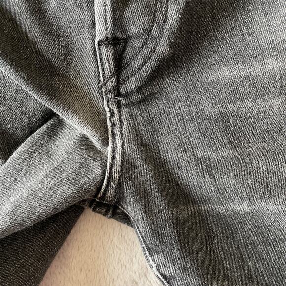 Baldwin Kansas City Jeans 32 Grey Selvedge Henley Rango Slim Straight Button Fly - Picture 10 of 14